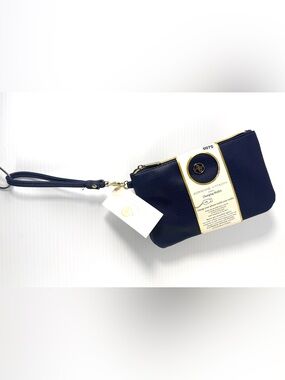 Adrienne Vittadini Navy Blue Women’s Wristlet Clutch